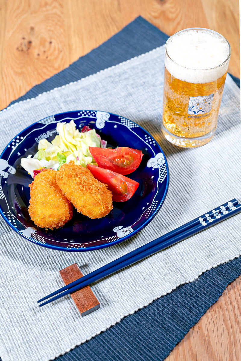 BSノブロック 宅飲みセット（お皿、グラス、お箸の3点セット）