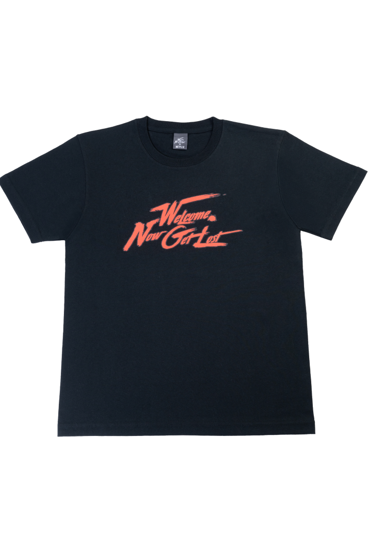 『罵倒村』オリジナルTシャツ（英字タイトル）
