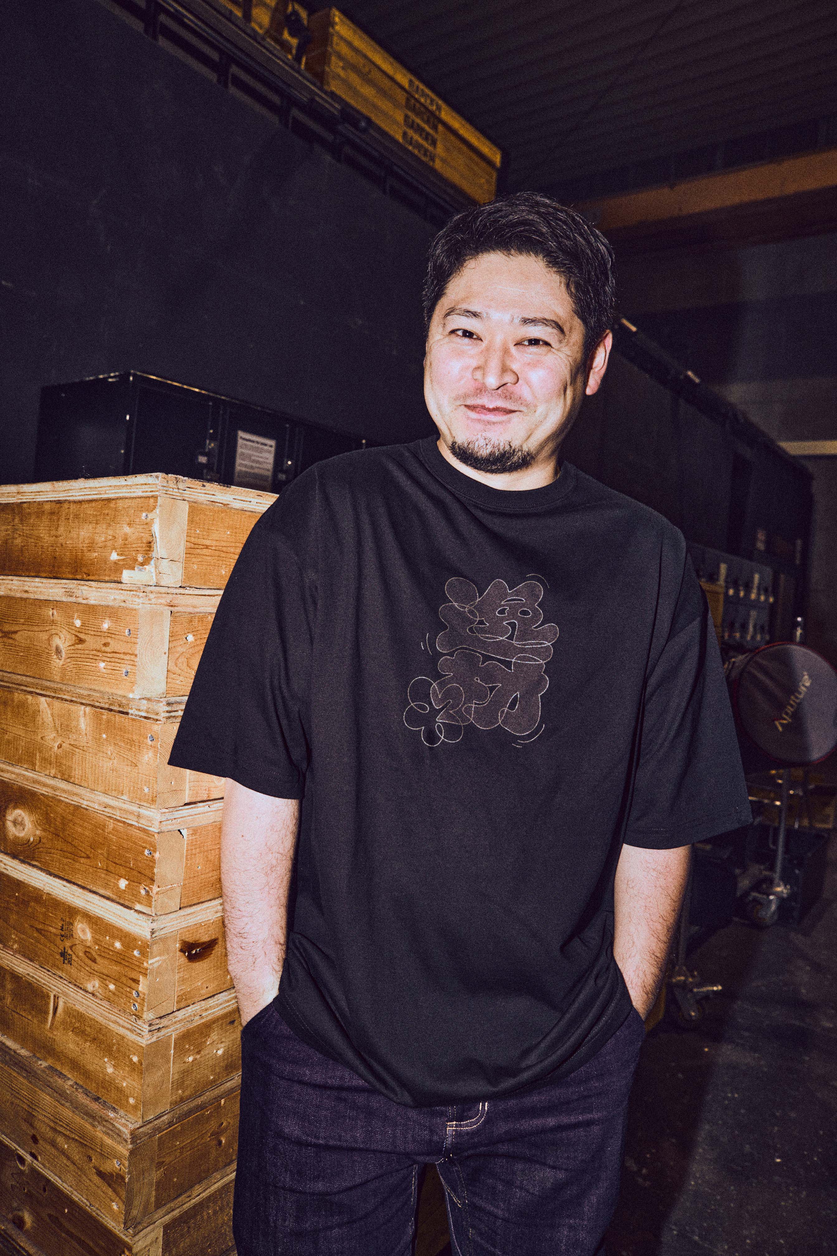 『隠れた逸材』Tシャツ（黒）