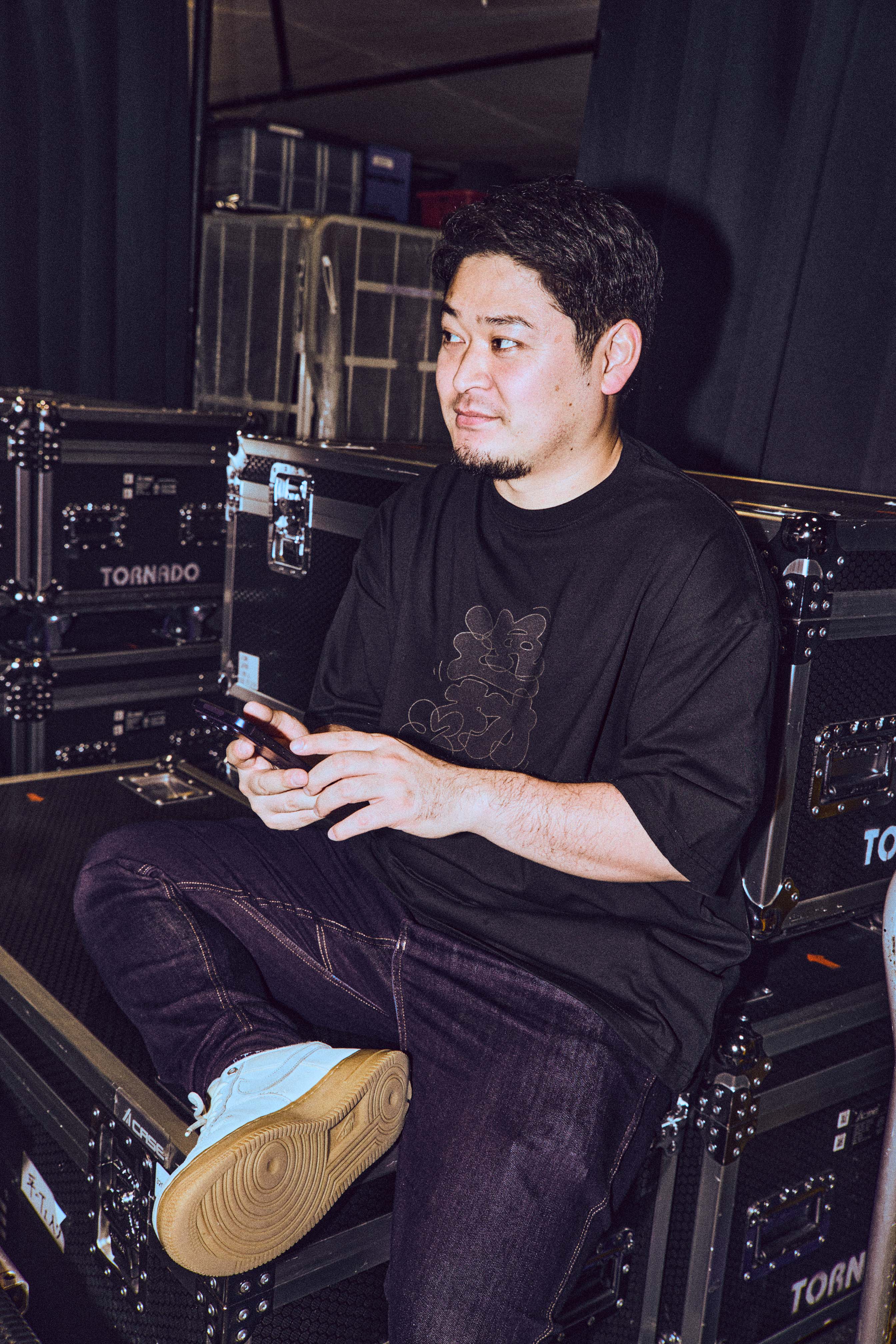 『隠れた逸材』Tシャツ（黒）